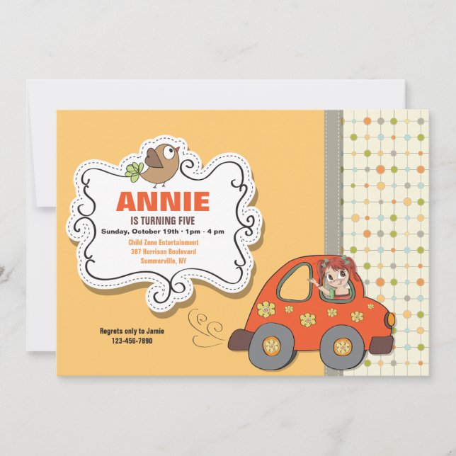 En mi invitación de la manera (Anverso)