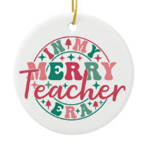 En mi ornamento de la era del profesor de merry