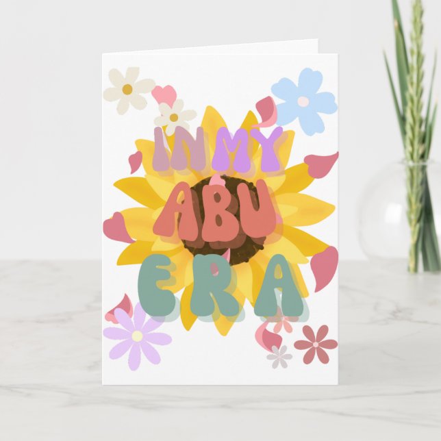 En mi tarjeta Abu Era (Anverso)