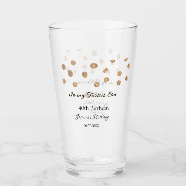 En mis años cuarenta los puntos dorados felices de (Anverso)