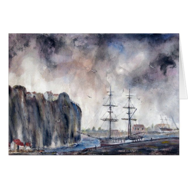En muelle (Anverso (Horizontal))