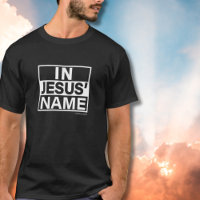 En nombre de Jesús camiseta personalizada