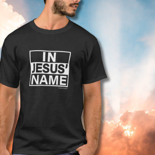 En nombre de Jesús camiseta personalizada