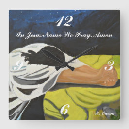 En Nombre De Jesús Oramos El Reloj Cuadrado
