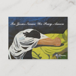 En nombre de Jesús oramos tarjetas de visita (100