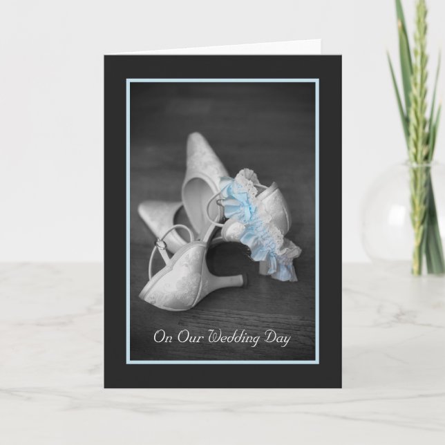 En nuestra tarjeta del día de la boda (Anverso)
