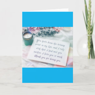 EN NUESTRO AMOR DEL DÍA DE LA BODA EN UNA TARJETA