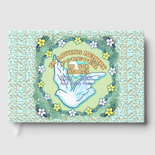 En nuestro libro de visitas Hearts Memorial (Anverso)