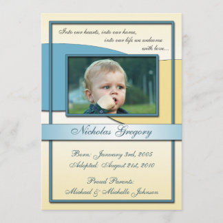 En nuestros corazones ~ Invitaciones de adopción