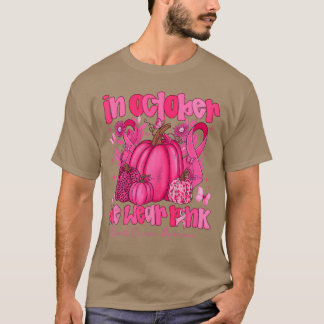 en Octubre Nosotros Usamos Camiseta De Calabaza Ro