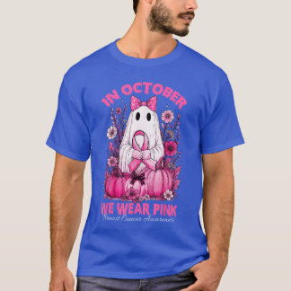en Octubre Nosotros Usamos Camiseta Rosa Fantasma