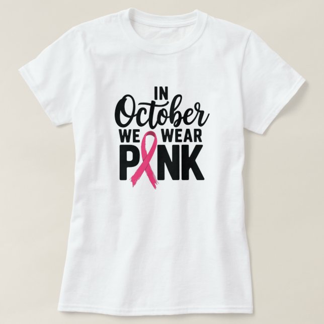 En Octubre Usamos Camiseta Rosa (Diseño del anverso)