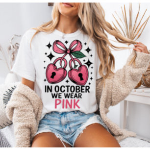 En octubre usamos camiseta rosa, conciencia del cá