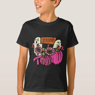 En Octubre, Usamos Cáncer De Mama Ghost De Camisa 