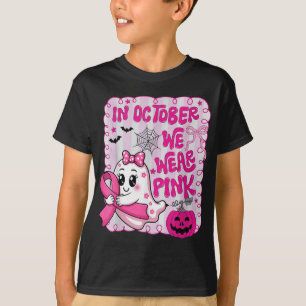 En Octubre, Usamos Cáncer De Mama Ghost De Camisa