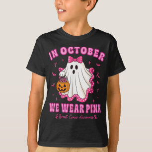 En Octubre, Usamos Cáncer De Mama Ghost De Camisa