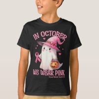 En Octubre, Usamos Cáncer De Mama Ghost De Camisa 
