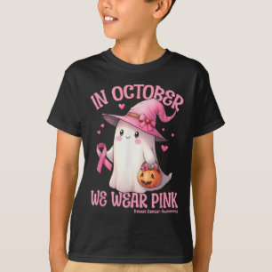 En Octubre, Usamos Cáncer De Mama Ghost De Camisa 