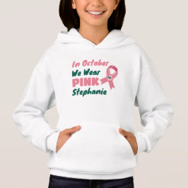 En octubre usamos rosado para [Nombre personalizad