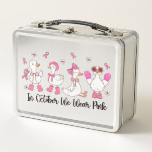 En Octubre, Usamos Un Diseño De Pato Rosa 🎀 🦆 💗