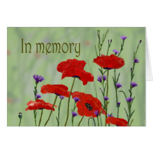 En personalizar de las amapolas de la memoria él