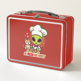 En Pizza Confiamos Arte de Chef Alien