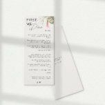 En primer lugar, cenamos el menú Boda floral tropi<br><div class="desc">Un diseño de menú boda fresco. Con una caligrafía moderna combinada con una tipografía serif elegante para una moda con un ilustracion acuarela de vegetación tropical y flores en colores tenues. Si necesitas ayuda o tienes preguntas, por favor contacta conmigo (María) usando el botón de contacto de abajo, ¡estoy feliz...</div>