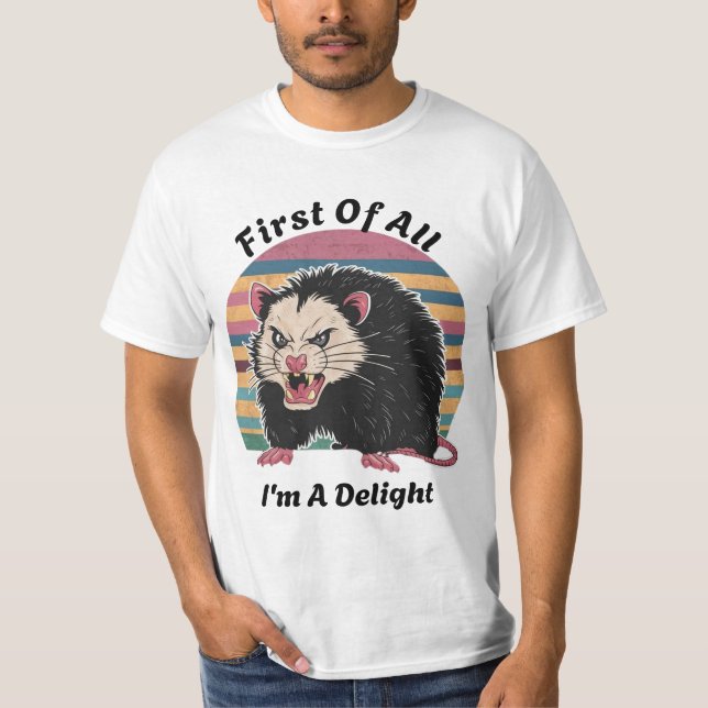 En primer lugar, soy una camiseta delgada (Anverso)
