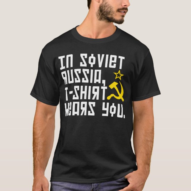 En Rusia soviética la camiseta le lleva camisa (Anverso)
