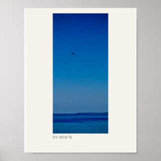 EN RUTA — Impresión de arte de fotografía de avión