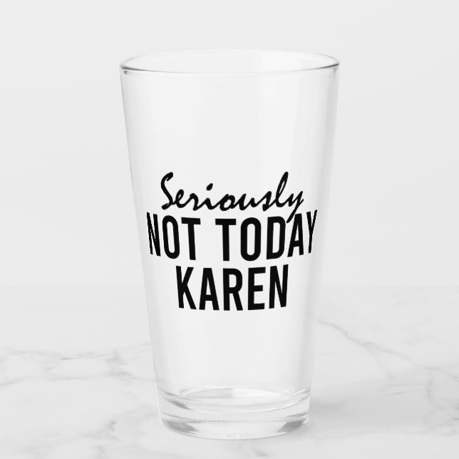En serio, no es gracioso para Karen (Anverso)