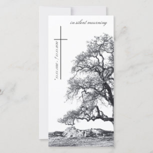 En silencio de duelo - árbol en la pradera