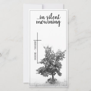 En silencio luto - árbol en prado 2.0