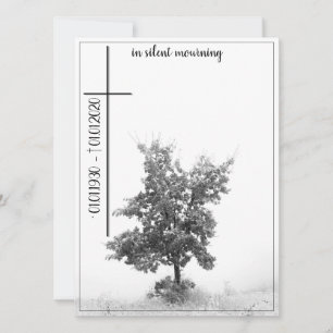 En silencio luto - árbol en prado 2.0