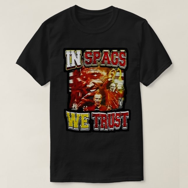 en spags confiamos en la camiseta en spags confiam (Diseño del anverso)
