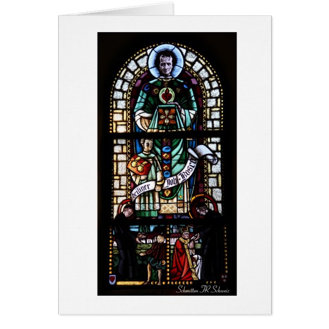 En Stiller Trauer Karte (Frente)