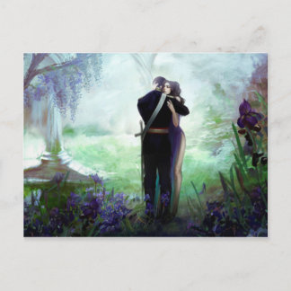 En su postal de los brazos