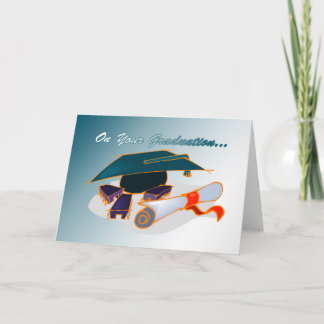 En su tarjeta de graduación