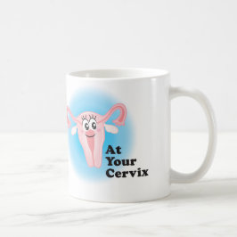 En su taza de café de la cerviz