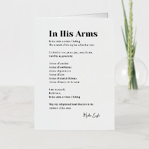 En sus brazos poema poesía 