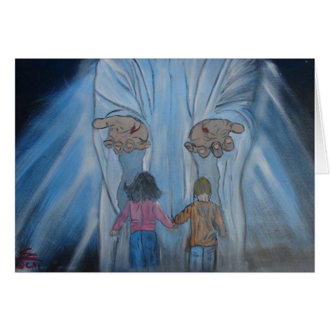 "En sus manos " (Anverso (Horizontal))