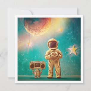 En sus ojos - Impresión de robots astronautas