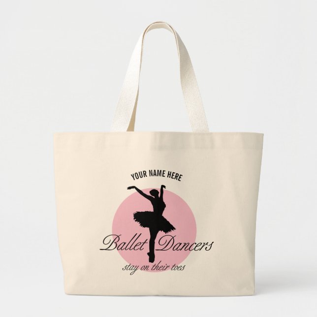En Sus Toques (Ballet) Gran Bolsa De Tote (Frente)