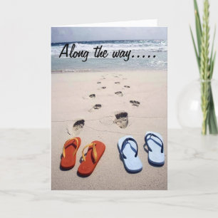 EN TU TARJETA DE ESTILO DE PLAYA DE CUMPLEAÑOS