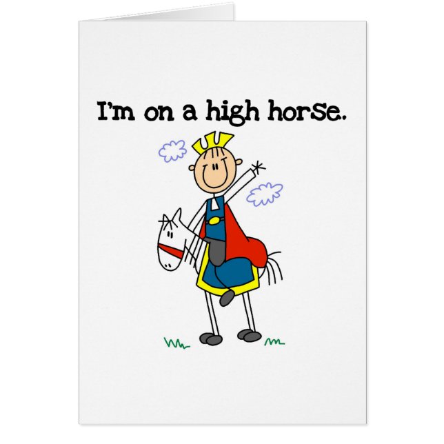 En un alto caballo (Frente)