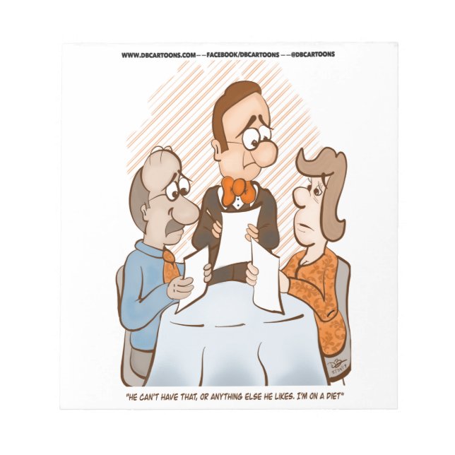 En Un Bloc De Notas De La Dieta (Frente)