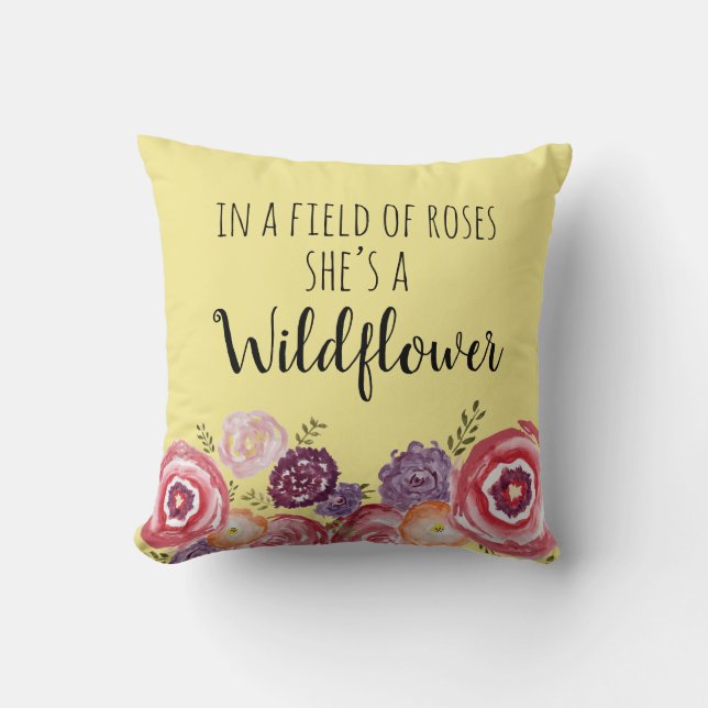 En un campo de Rosas es una almohada de flores sil (Anverso)