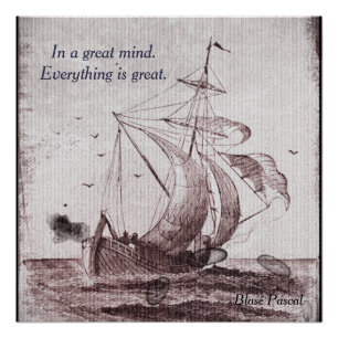 En Un Gran Poster De Barco