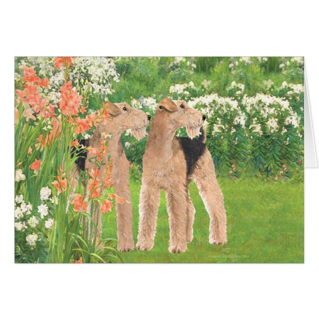 En un jardín de flores (Anverso (Horizontal))