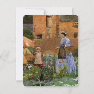 En un jardín en Cookham por George John Pinwell